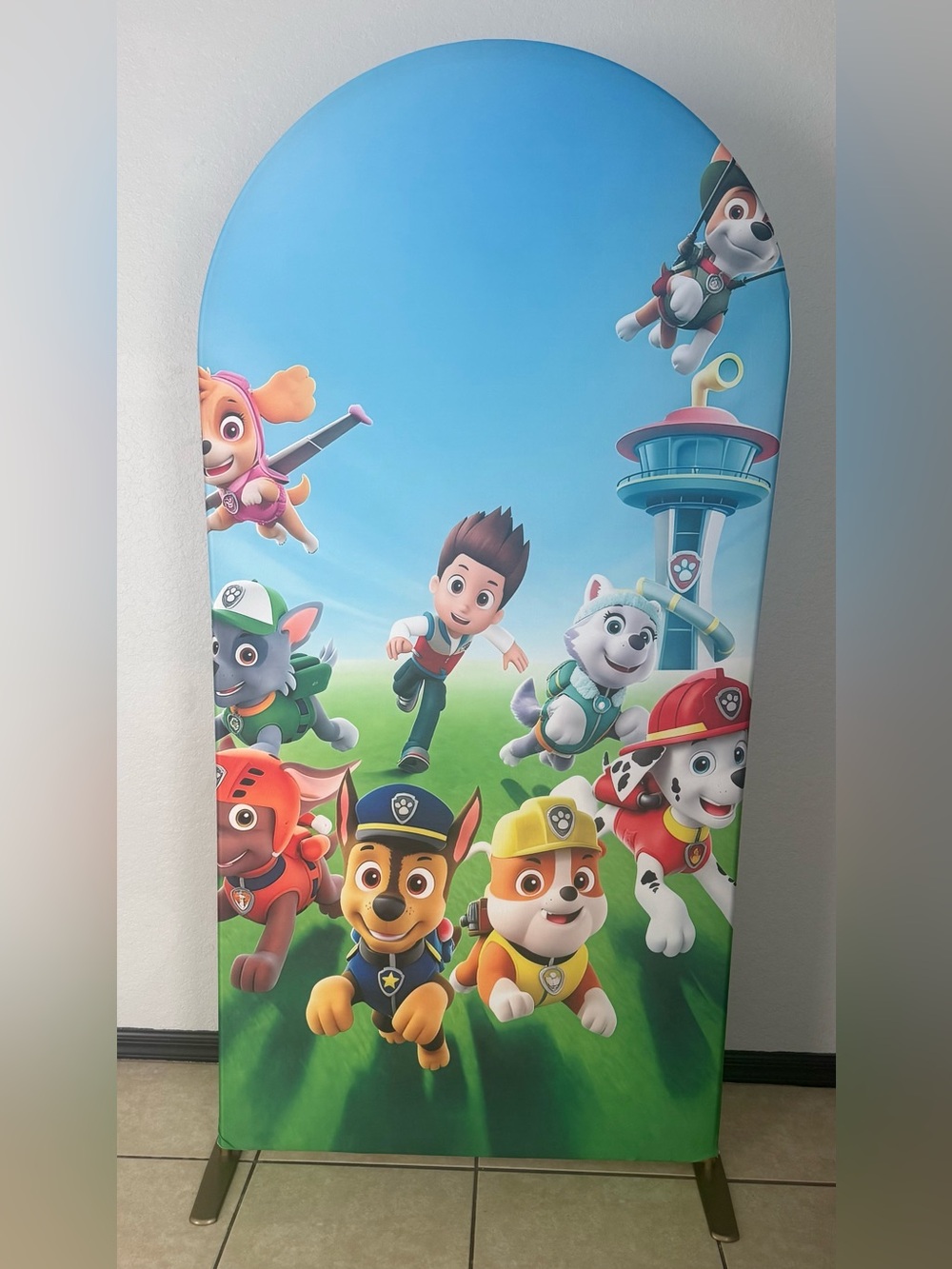 Paw Patrol Arch Backdrop Cover